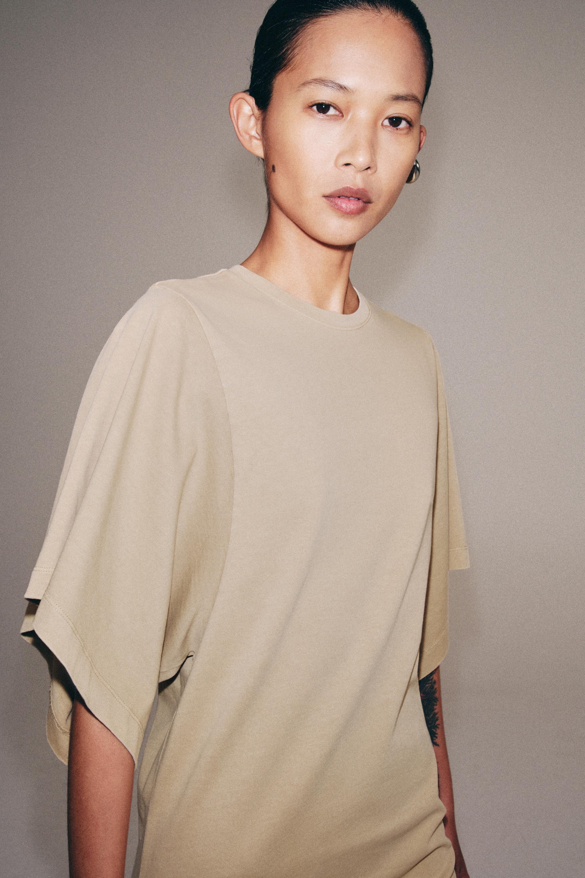 COTTON MIDI DRESS